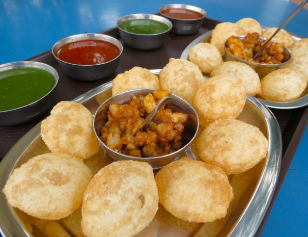 Pani puri, food street walk in Chennai