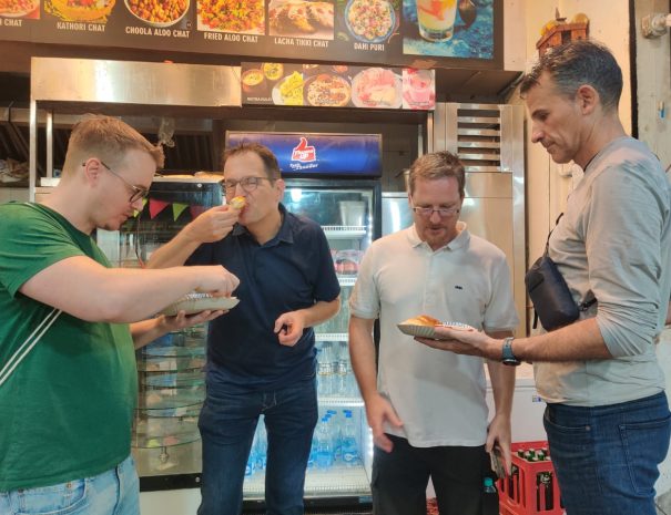 Food walk in Delhi