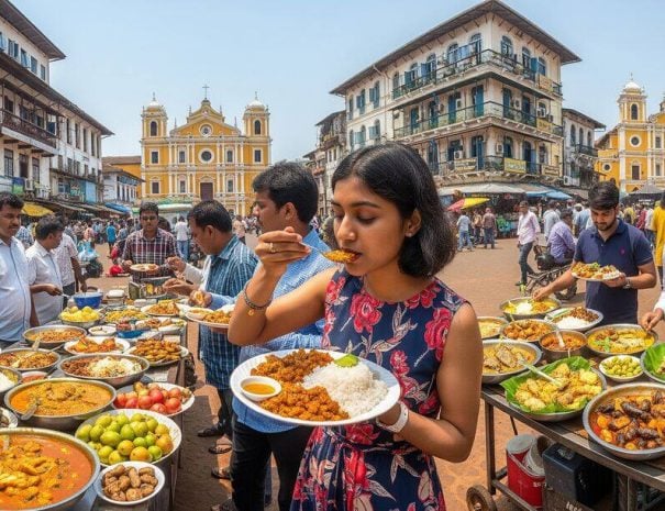 Panjim food walk in Goa