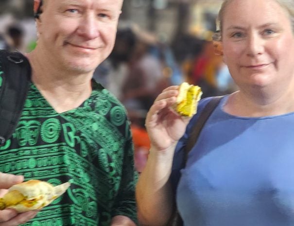 Food walk in Varanasi