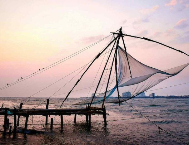 Fishing nets in Fort Kochi